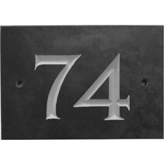 Black Facade Numbers Dakota Fields Odacia Surface Flush Mount House Number 10cm H x 14cm W x 1cm D