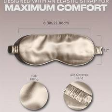 Temu Sleep Eye Mask Nude Champagne