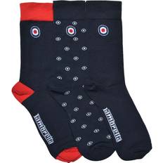 Lambretta Socks Lambretta Mens Paisley Socks - Navy/Red/White