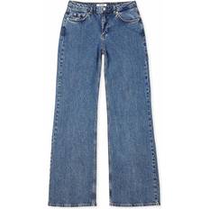 NA-KD Low-Waisted Jeans - Blue