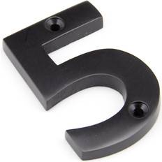 Facade Numbers From The Anvil Metal Surface Mount House Number 7.8 cm H x 0.8 cm D