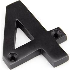 Bronze Facade Numbers From The Anvil Metal Surface Mount House Number 7.8 cm H x 0.8 cm D