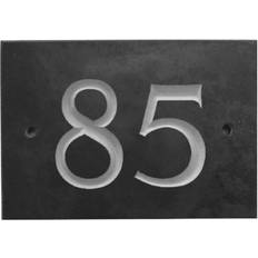 Black Facade Numbers Dakota Fields Odacia Surface Flush Mount House Number 10cm H x 14cm W x 1cm D