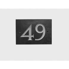 Black Facade Numbers Dakota Fields Odacia Surface Flush Mount House Number 10cm H x 14cm W x 1cm D