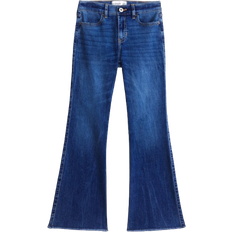 Abercrombie & Fitch High Rise Flare Jeans - Dark Wash