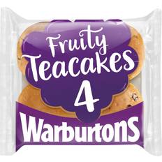 Warburtons Warburtons Fruity Teacakes, 4 Per Pack 250g 4pcs 1pack