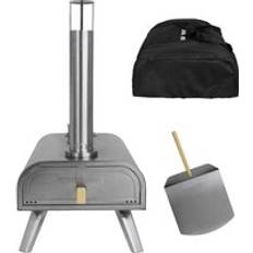 George Foreman Pizza Ovens George Foreman GFWPPO2SSPC 16 Wood Pellet Pizza Oven