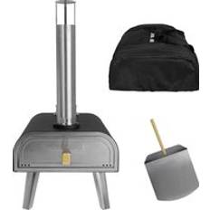 George Foreman Pizza Ovens George Foreman GFWPPO2BPC Wood Pellet Pizza Oven