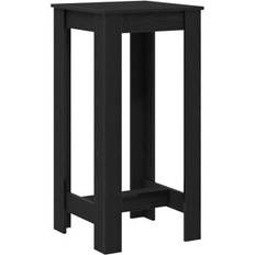 vidaXL Bar Bord Sort Egetræ Konstrueret Træ 51 x 50 x 103,5 cm Barbord