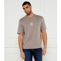 Armani Exchange T-shirts Armani Exchange Icon Project Crew Neck T-shirt - Beige