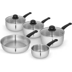 Swan Townhouse Piece - Stainless Steel Cookware Set with lid 5 Parts