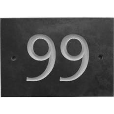 Garden & Outdoor Environment Dakota Fields Odacia Surface Flush Mount House Number 10cm H x 14cm W x 1cm D
