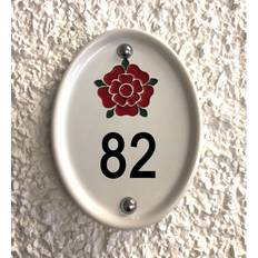 Garden & Outdoor Environment Dakota Fields Grovebury Flush Mount House Number 17cm 16.5cm H x 12.5cm W x 2cm D