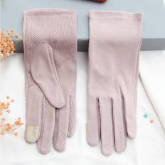 Silk Gloves & Mittens Maxpower Women Spring Sunscreen Gloves - Purple