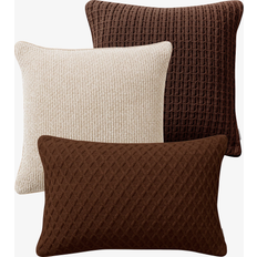 Jotex Mila Pudebetræk 3-pak Brun 50 x 50 Hovedpudebetræk Brun (50x50cm)