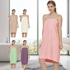 Green Robes Shein Super Soft Adjustable Ladies Bathrobe - Multifunctional