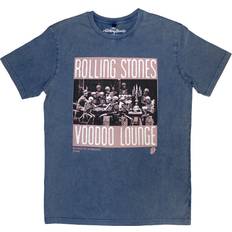 Denim/Jeanstyg - Unisex T-shirts Rolling Stones Unisex Stone Wash T-Shirt Voodoo Skulls - Denim Blue