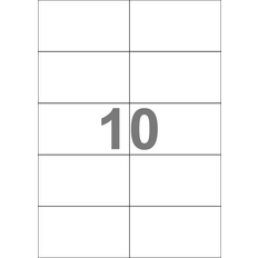 A4-10 Insert 105.0 x 59.1mm 10 Die Cut Labels 100pcs