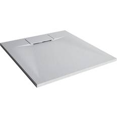 Showers Belfry Bathroom AZZURRO Shower Tray Black 80 x 120 x 3 cm Grey