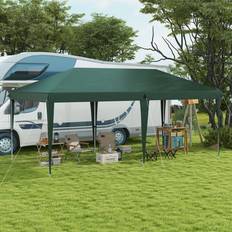 Garden & Outdoor Environment Dakota Fields Steel Soft-top Gazebo 265cm H x 585cm W x 295cm D