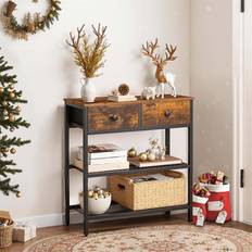 Borough Wharf Slim With 2 Non-Woven Drawers And Storage 75cm H X 75cm W X 24cm D Console Table