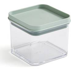 Dunelm Stackable Square Container Clear Kitchen Container 0.5L