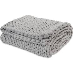 Bearaby Bearby Cotton Napper Knitted Weighted Blanket 10lbs Moonstone Weight Blanket Gray (182.9x101.6cm)