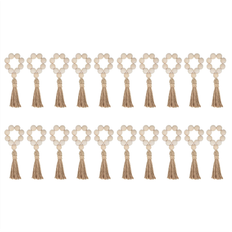 Wood Napkin Rings SEM 20 Pcs Wooden Rings Napkin Ring