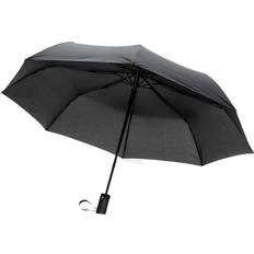 Umbrellas XD XD Collection Impact Aware RPET Automatic Folding Umbrella - Black
