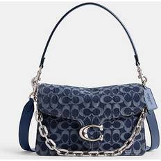 Coach Tabby Signature Chain Skuldertaske - Mørkeblå