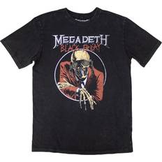 Megadeth Blood Bath Stone Wash T Shirt - Charcoal