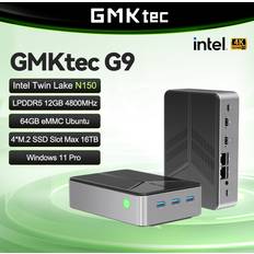 Windows computer GMKtec Nucbox G9 MINI PC Intel N150 MINI NAS Windows 11 Pro LPDDR5 M.2 2280 SSD WIFI6 BT5.2 Dual Triple Screen Gaming Computer