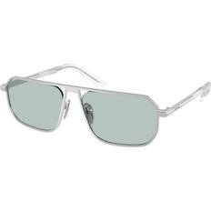 Prada Blå - Herr Solglasögon Prada Man PR A53S Solglasögon Stål - Silver/Blå