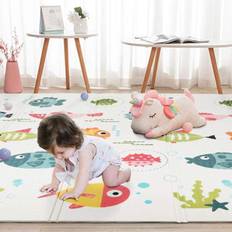 Dripex Folding Large Foam Baby Play Mat 1.5 cm Thick