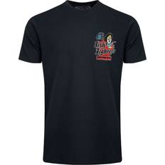 Weird Fish Fighters Back Print Artist T-Shirt - Navy