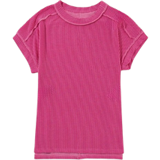 Shein Daily Casual Loose Round Neck Short Sleeve TShirt Summer