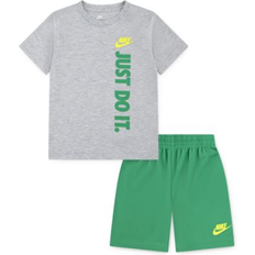 Nike Gråa Övriga sets Nike Shortsset T-shirt - Steg Green