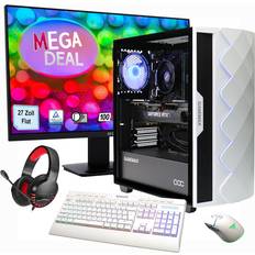 Hyrican GAMEMAX Gaming-PC Set i7-14700F 32GB RAM 1TB SSD RTX 4070 WIN11 MSI PRO MP273ADE