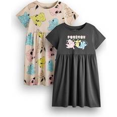 Pokemon Dresses Children's Clothing Pokémon Multicoloured Multi Character Dress - Girls