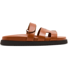 ◆Steve Madden◆CHEYANNE TAN LEATHER サンダル 送料込 Steve Madden Ocala Tan Leather Ankle Strap Squared Open Toe