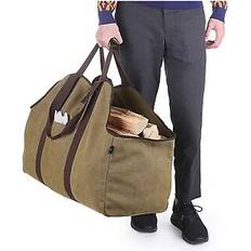 Bonthee Extra Large Waterproof Firewood Log Carrier Canvas