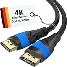 KabelDirekt 4K DisplayPort Kabel 5 m DP Kabel