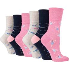 Gentle Grip Gentle Grip Socks - 6 Pairs - Ladies Non Elastic