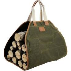 Kaminer Inno Canvas Log Carrier Bag Waxed Durable Wood Tote