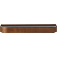 Audo Copenhagen Epoch Dark Stained Oak /Black Wall Shelf 79cm