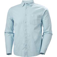 Helly Hansen Men Shirts Helly Hansen Men's Club Long Sleeve Shirt - Cool Blue