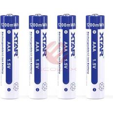 Xtar AAA Lithium Rechargeable Batteries 1.5V 1200mWh + L4 Charger