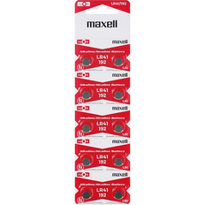 Maxell 10 Alkaline LR41 192 Batteries 1.5V Coin Cell Button AG3 10BL