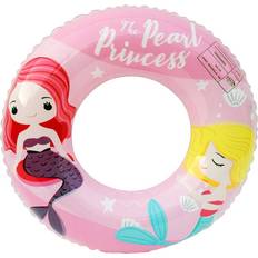Swim Ring Dinamr Pink No.60 10-25KG Childrens Adult And Cartoon Mermaid Dinosaur Thickened Inflatable Swimming Ring