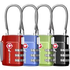 Fosmon TSA Kabellås Premium Set Om 4